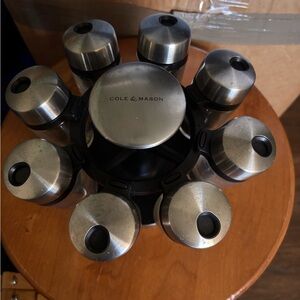 Cole + Mason Stainless Steel Spice Carousel